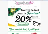 Sensations Plus coupon verification screenshot