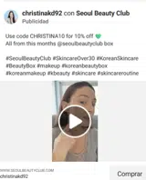 Seoul Beauty Club coupon verification screenshot