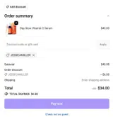 JESSICAMILLER coupon verification screenshot