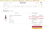 SHIPPINGREBATE50 coupon verification screenshot