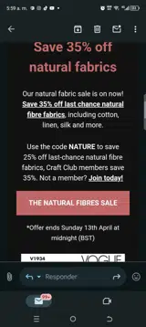 GET25OFF coupon verification screenshot