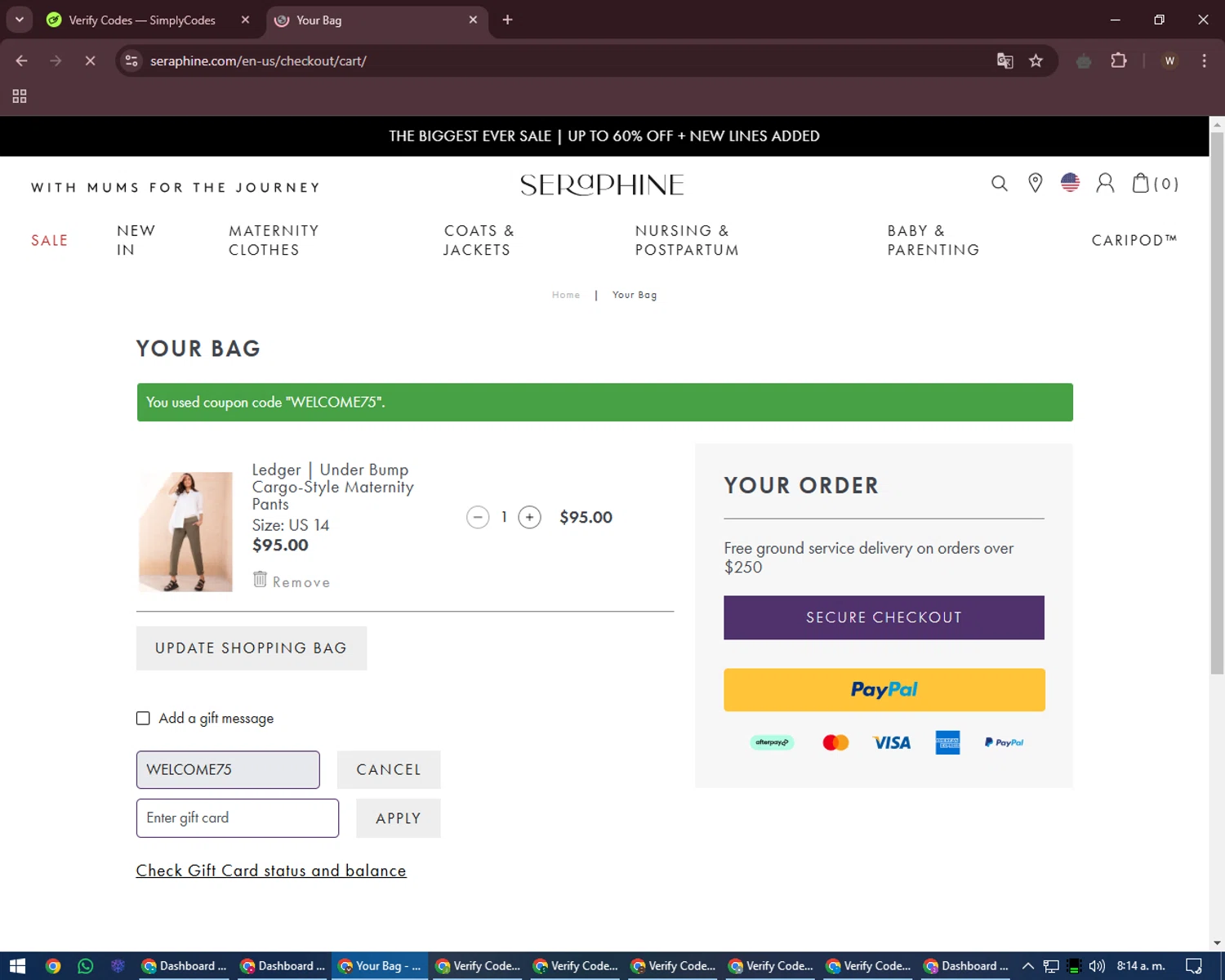 Seraphine Discount Codes (5 Verified) - 10% Off Jan 2025