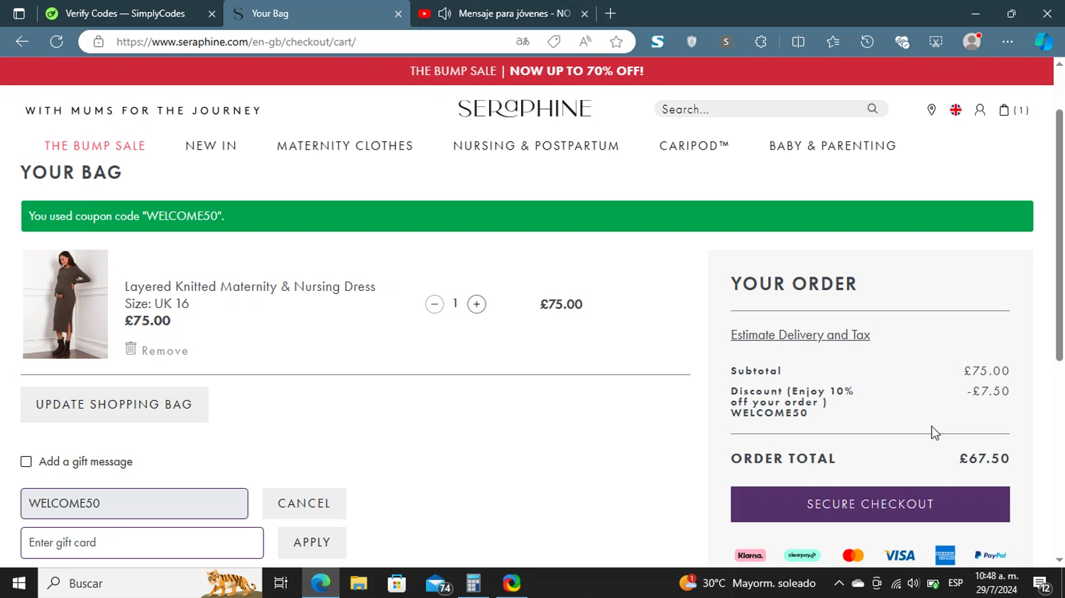 Seraphine Discount Codes 10 Off Coupon Codes in August 2024 SimplyCodes
