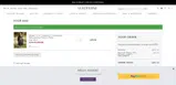 WELCOME75 coupon verification screenshot