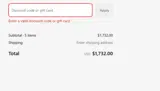 Love20 coupon verification screenshot