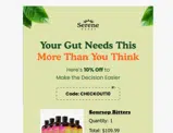 Serene Herbs coupon verification screenshot