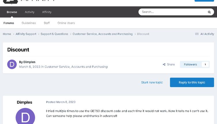 Affinity Promo Codes - 50% Off w/Code Coupons Mar 2026
