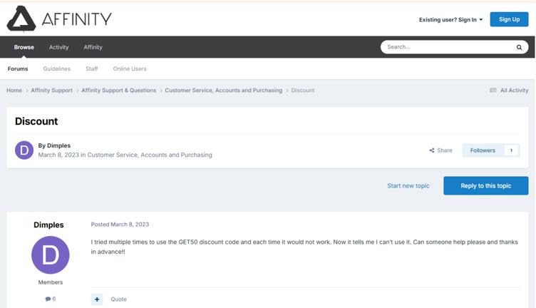 Affinity Promo Codes - 50% Off w/Code Coupons Mar 2026