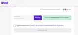 SESAMECARES coupon verification screenshot