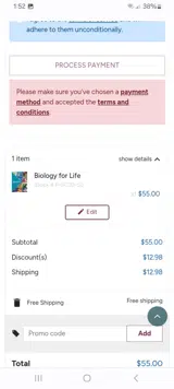 Seton Educational Media coupon verification screenshot