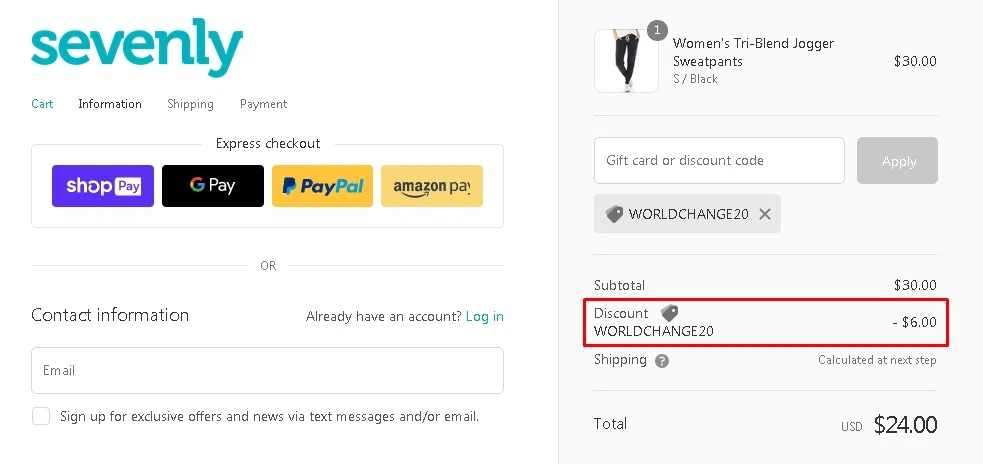 how to use Sevenly coupons
