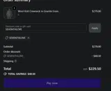 SEVENTHLOVE coupon verification screenshot
