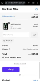 RIPI10 coupon verification screenshot