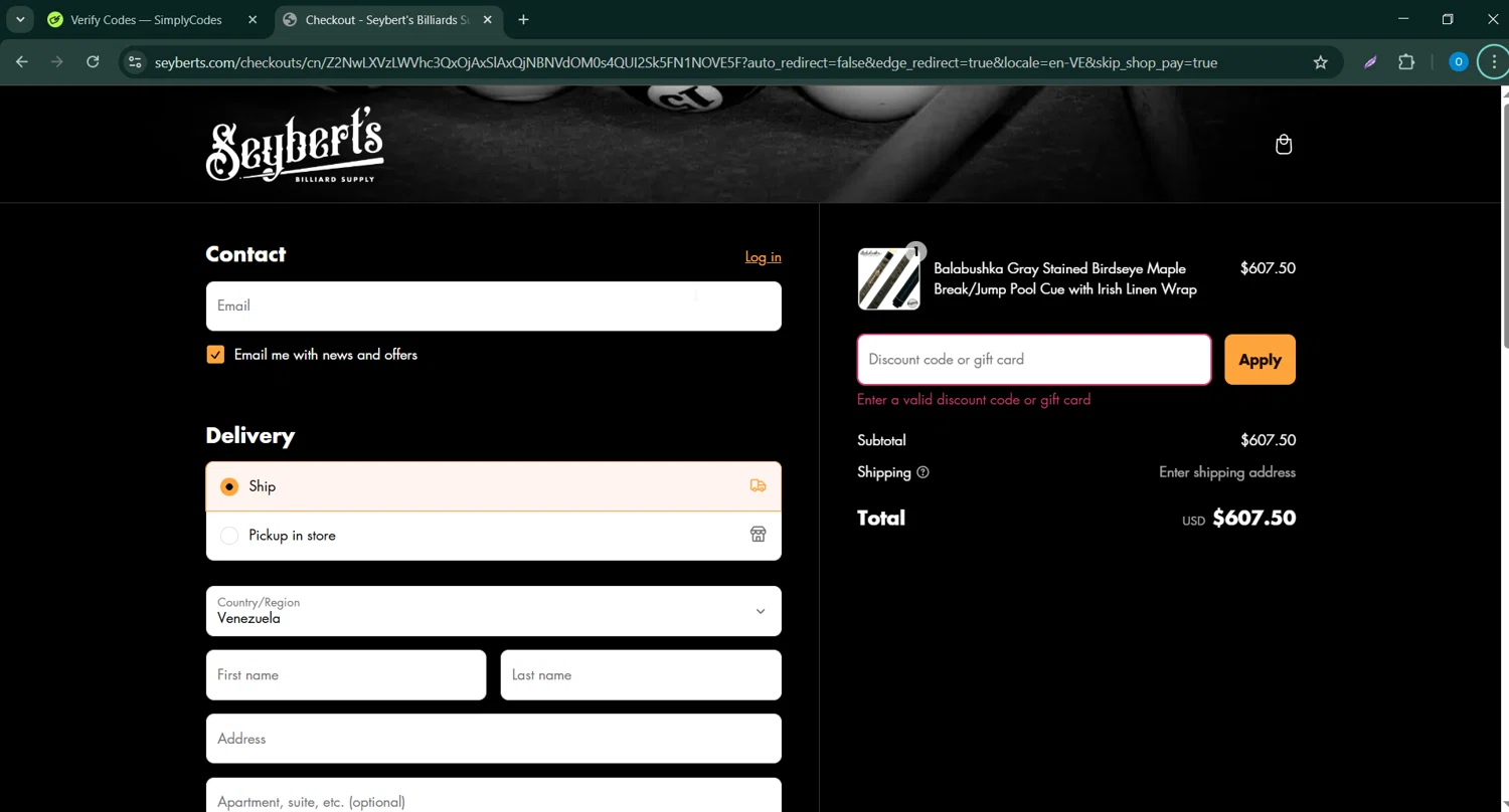 Seybert's discount code screenshot showing code SUNSET-PREVIEW applied at Seybert's checkout page. Uploaded by SimplyCodes community member _____________ on Mar 11, 2025
