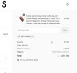 welcome10 coupon verification screenshot