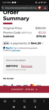 LXZ-STFLU92 coupon verification screenshot