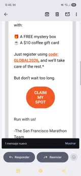 Global2026 coupon verification screenshot