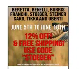 STOEGER coupon verification screenshot