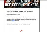 Sticker coupon verification screenshot