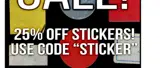 stiker coupon verification screenshot