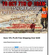 October coupon verification screenshot