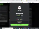 October coupon verification screenshot