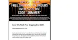 summer coupon verification screenshot