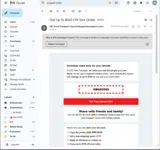 XMAS2025 coupon verification screenshot