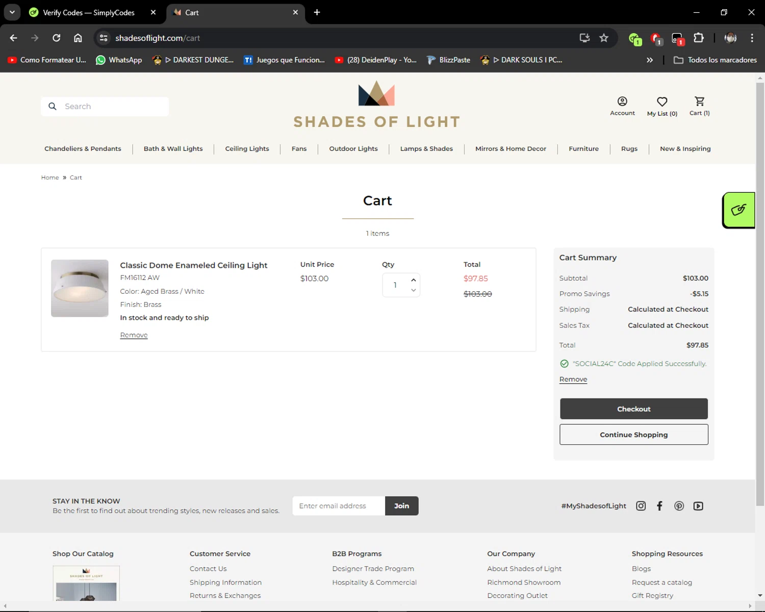 Shades of Light Promo Codes 5 Off September 2024