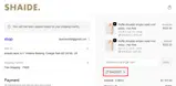 SAIDE321 coupon verification screenshot