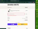 TREATYOURSELF coupon verification screenshot