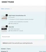 EMAIL10 coupon verification screenshot
