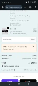 Sas10 coupon verification screenshot
