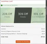 DILIGENCE30 coupon verification screenshot