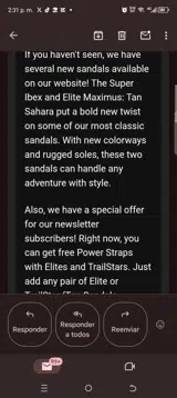NEWSLETTERPOWERSTRAPS coupon verification screenshot