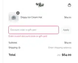 Welcome20 coupon verification screenshot