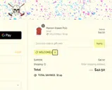 WELCOME15 coupon verification screenshot