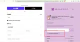 Shapeez coupon verification screenshot