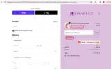 Shapeez coupon verification screenshot