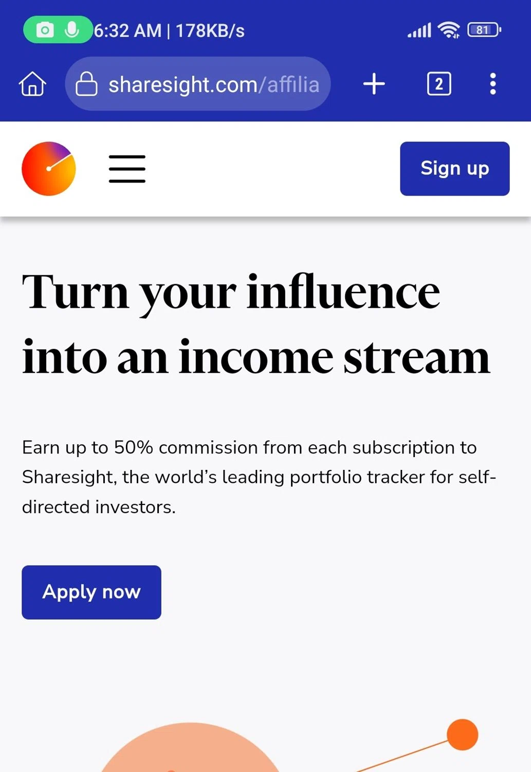 where to use Sharesight promo code box