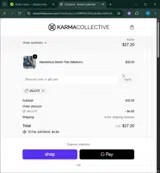 JALU15 coupon verification screenshot