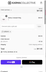 LESO15 coupon verification screenshot