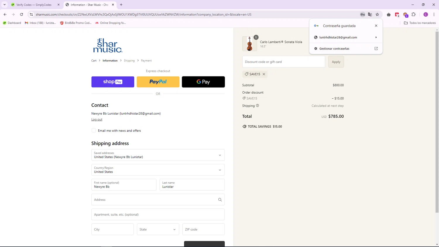 how to use Shar Music coupons