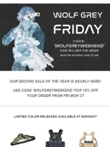 WOLFGREYWEEKEND coupon verification screenshot
