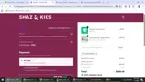 WELCOME15 coupon verification screenshot