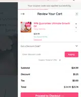 invierno coupon verification screenshot