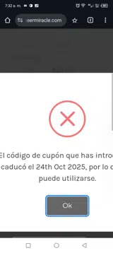 OUTOFOFFICE1025 coupon verification screenshot