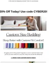 CYBER20 coupon verification screenshot