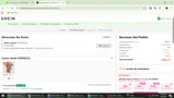 SHEIN coupon verification screenshot