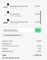 Shelfology coupon verification screenshot
